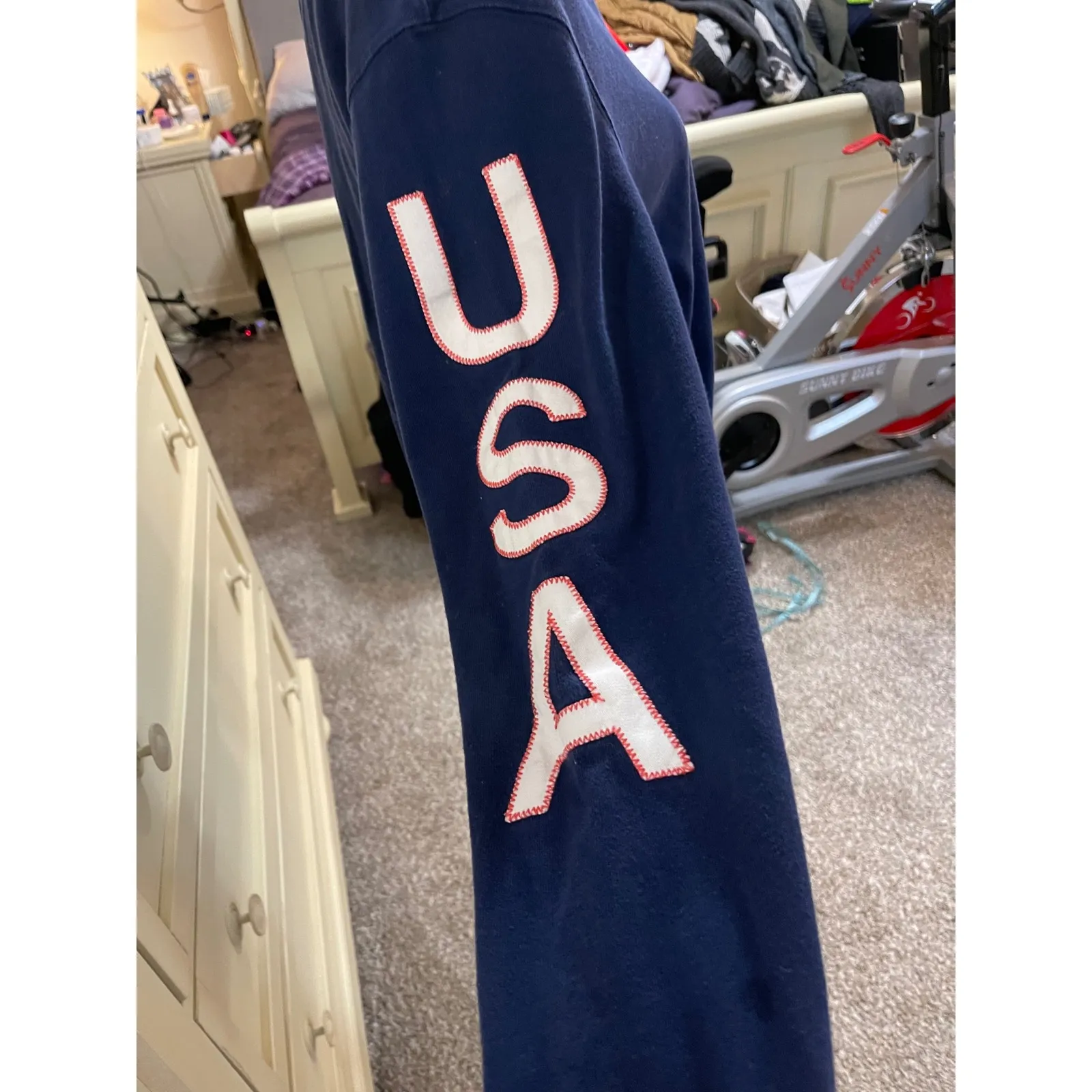 Vineyard Vines Long Sleeve Rugby Polo Shirt USA Women's Size S Preownef - Image 5