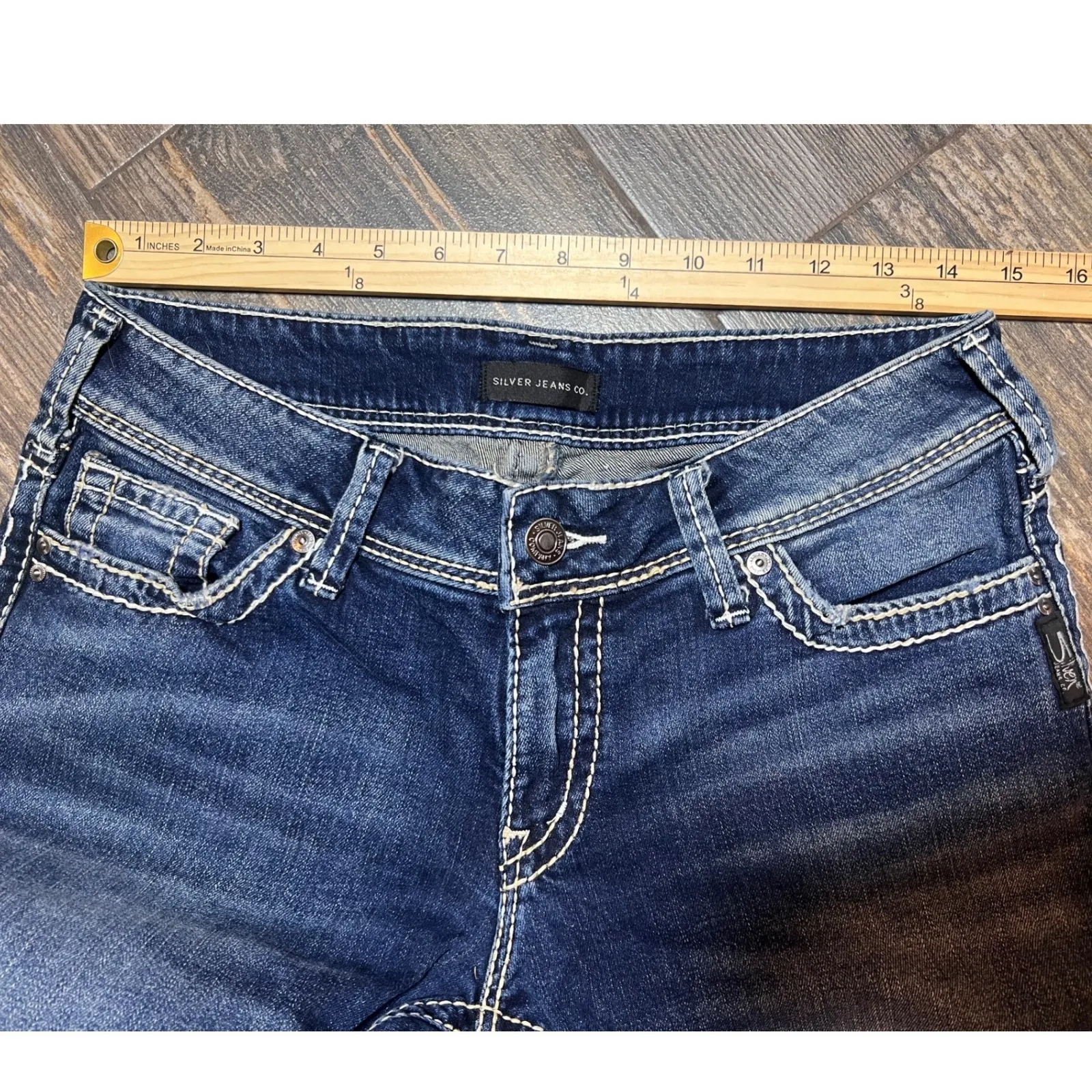 Silver Jeans Co Suki Bootcut Jeans Medium Wash Women's W29 L32 Stretch Denim - Image 7