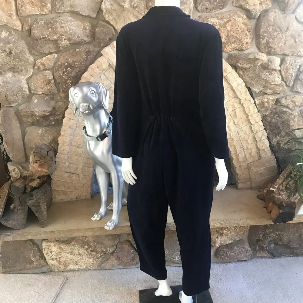 Victoria's Secret Country Velvet One Piece Lounge Pajamas Women’s Size Large - Image 5