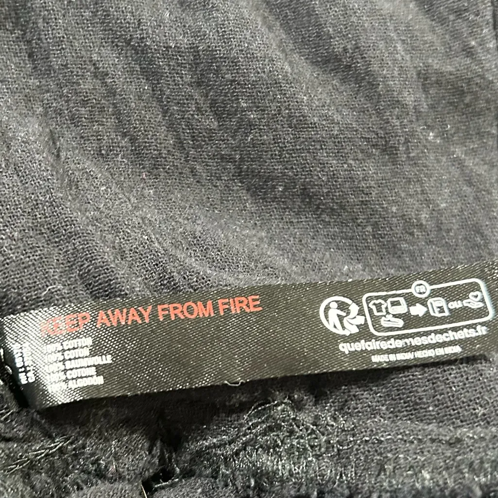 Free People Black Strapless Ruched Peplum Top XS Boho Cottagecore Grunge - Image 5