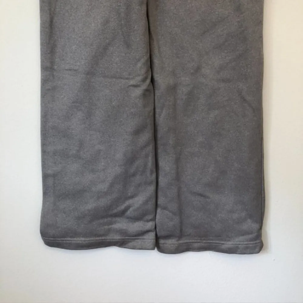 BOOMBAH Solid Heather Gray Elastic Waist Fleece Lined Sweats Sweatpants Small - Image 7