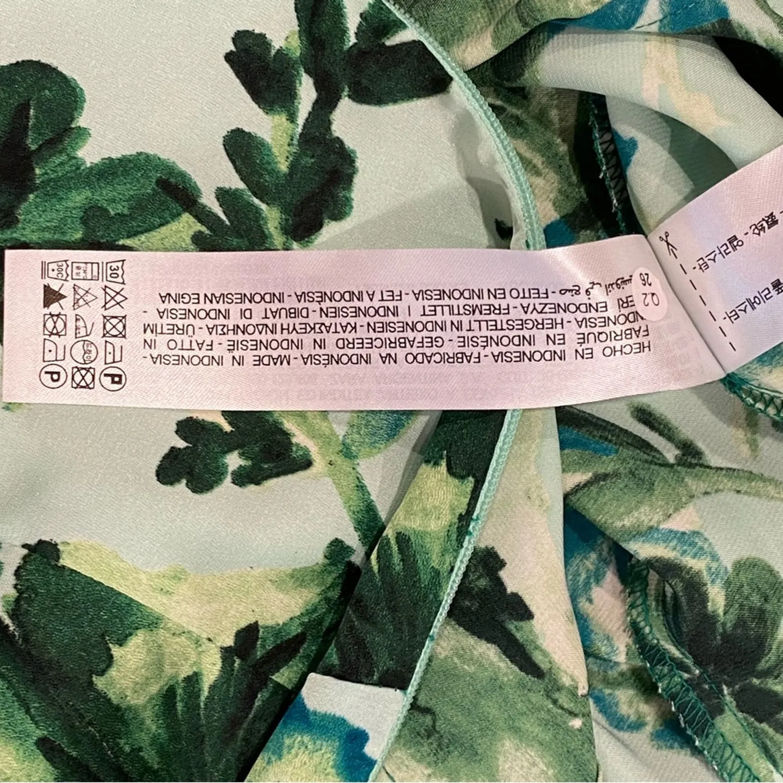 ZARA Jumpsuit XS Wide leg pants BohoTropical Vacation Resortwear Cruise Flowy - Image 10