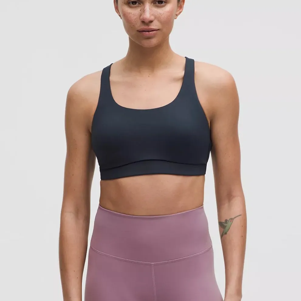 Lululemon Energy Bra Size 38D Cup Olive Green Gym Workout Running Exercise Lift - Image 5