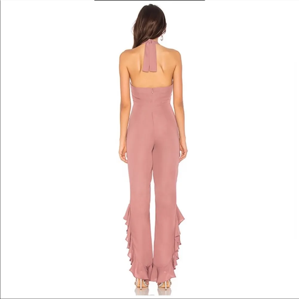 AMANDA UPRICHARD MOONLIGHT JUMPSUIT in henna - Image 6