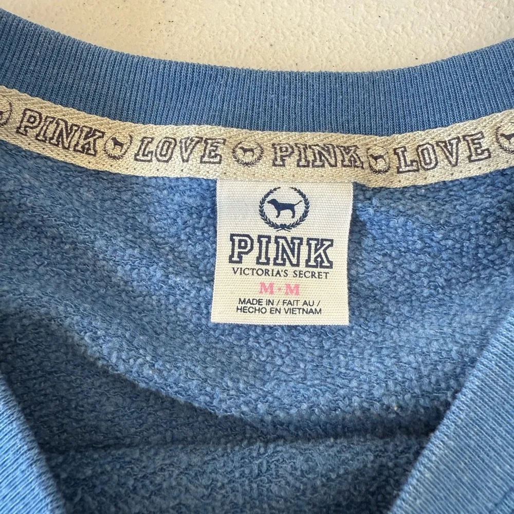 Vintage Victoria’s Secret PINK Blue LOVE Cheetah V - Image 4