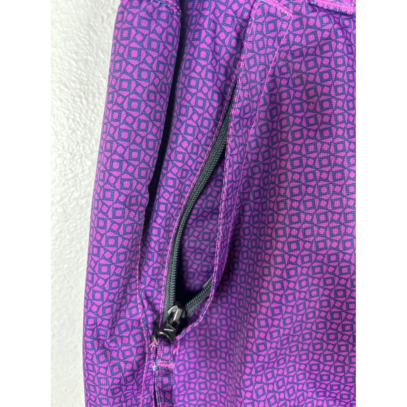 Arctix Womens Small Purple Geometric Print Ski Snowboard Snow Pants Winter - Image 11