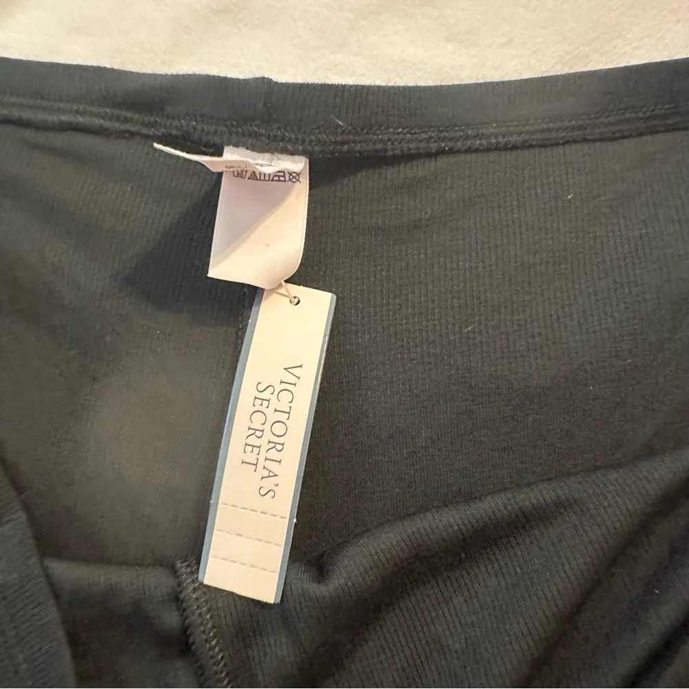 Victoria's Secret Black Ribbed Pj set - Image 6