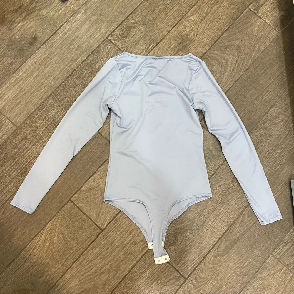 Live In The Moment Long Sleeve Square Neck Bodysuit - Image 2