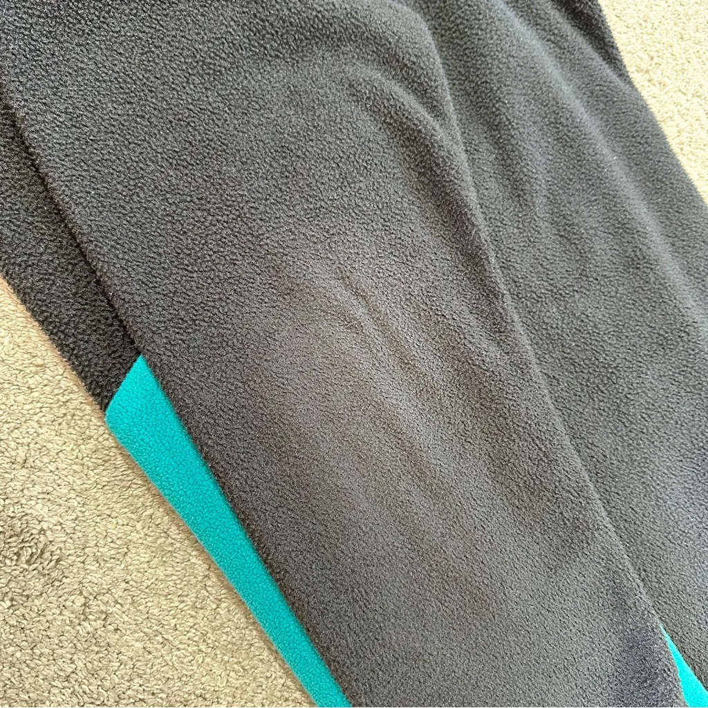 REI Women’s Vintage Made in USA Fleece Jacket 1/2 Zip Pullover Retro Size L Black Size L - Image 15