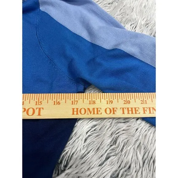 New York & Company Sweater Blue Size XL With‎ Tie Belt - Image 7