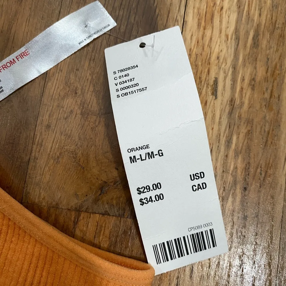 UO Jackie Seamless Zip-Up Halter Bra Top Size M/L Out From Under Sold Out - Image 5