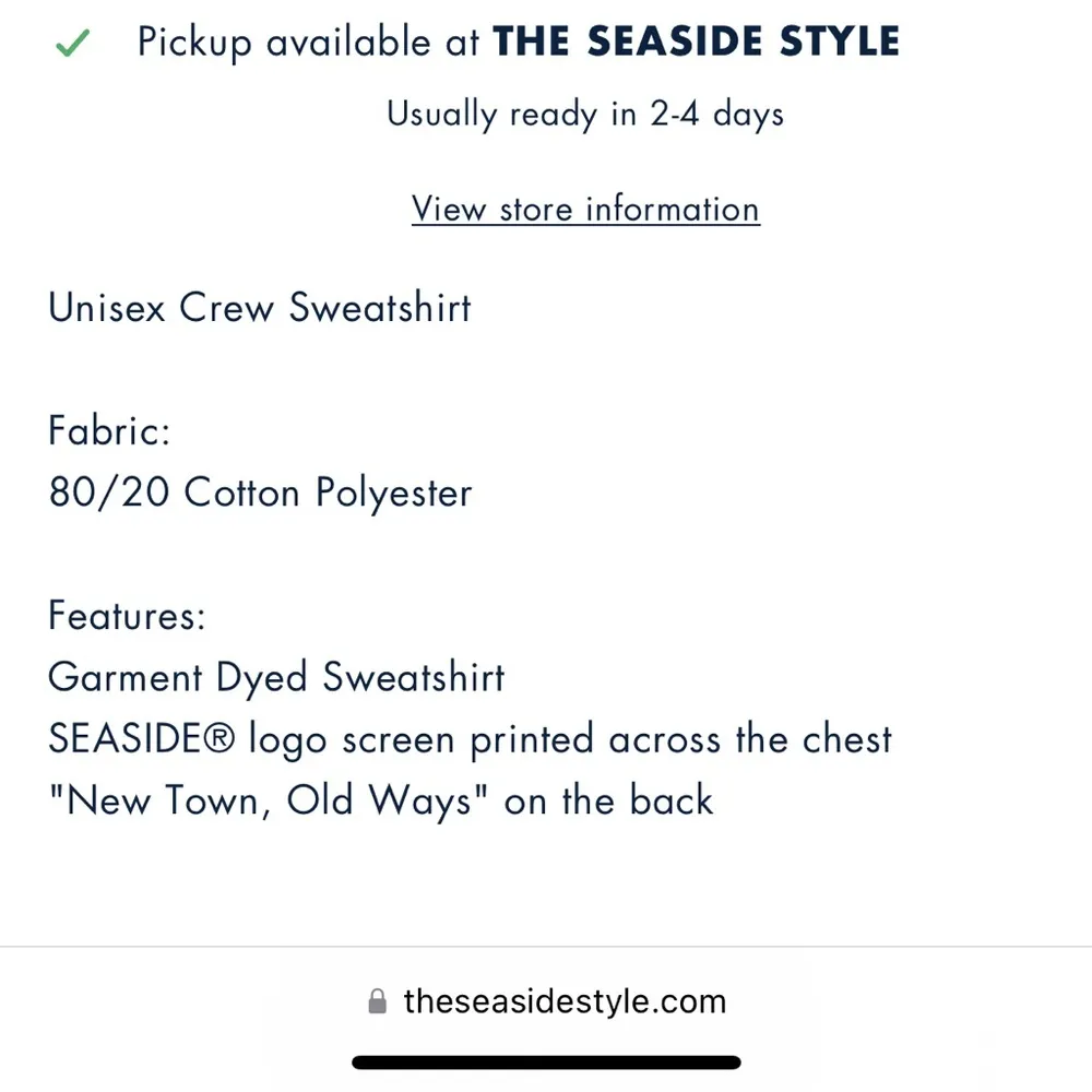 Seaside Light Blue Butter Soft Sweatshirt Size L - Image 3