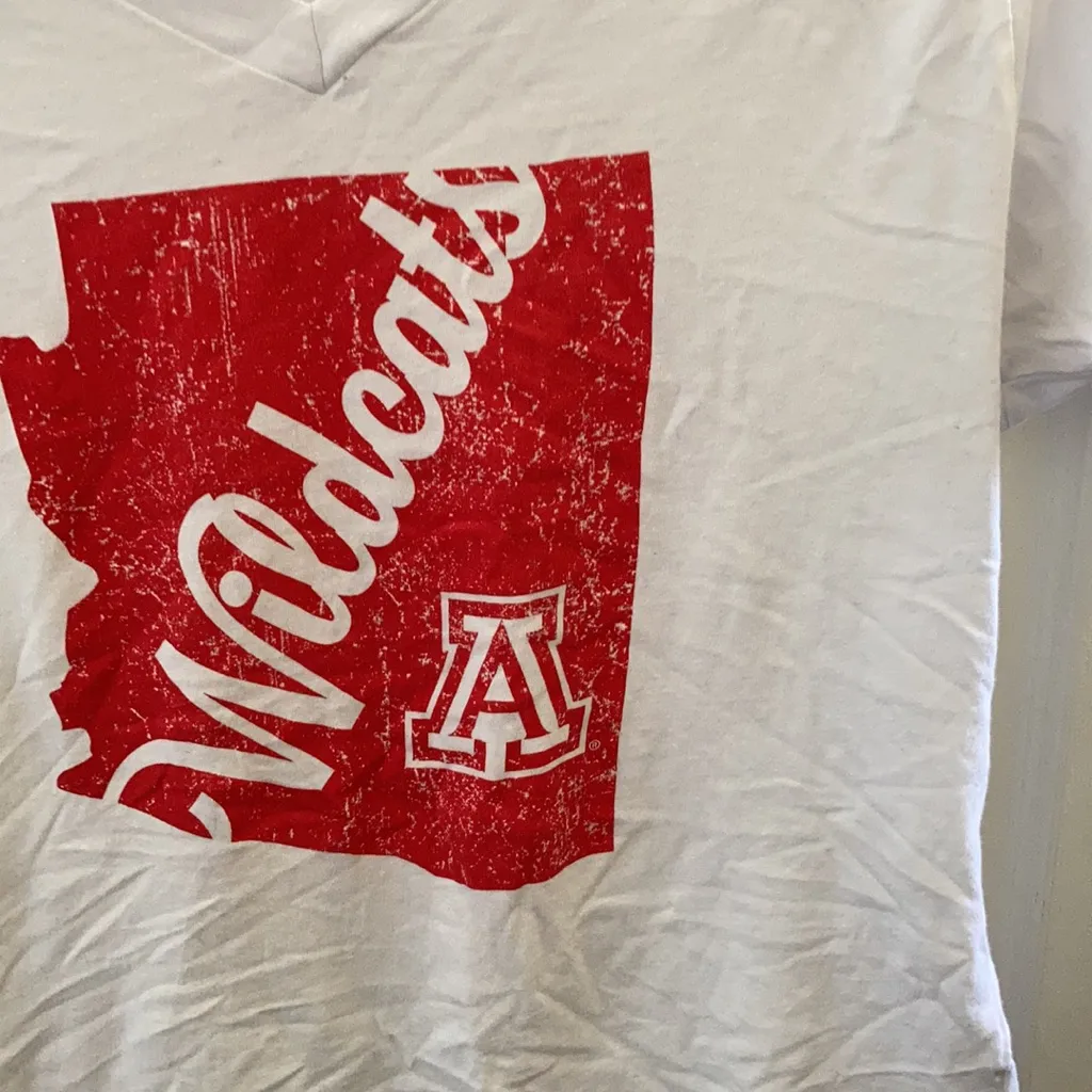 FINAL MARKDOWN Unisex Arizona wildcats tee large White - Image 2