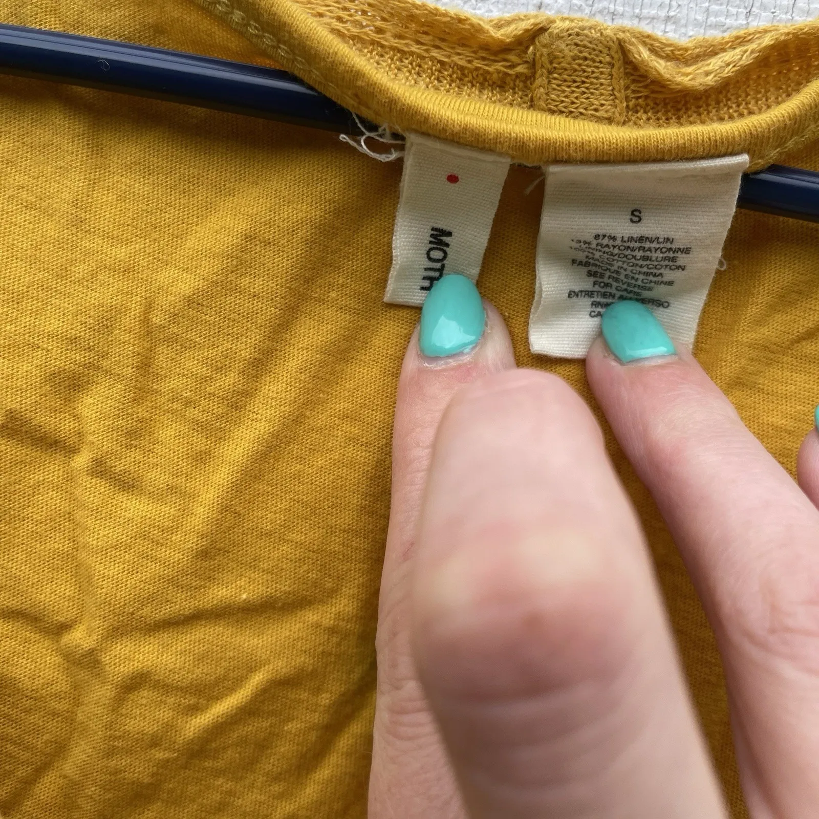 Anthropologie Moth Solid Yellow Mustard Knee Length Shortsleeved Dress Small S - Image 3