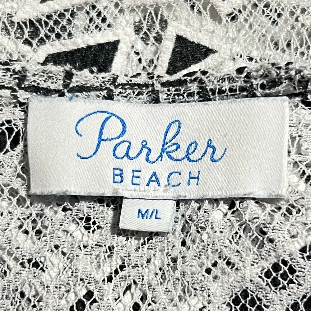 Parker Beach Womens Coverup Size M / L Resortwear Beachy Vacation Summer Flowy - Image 5