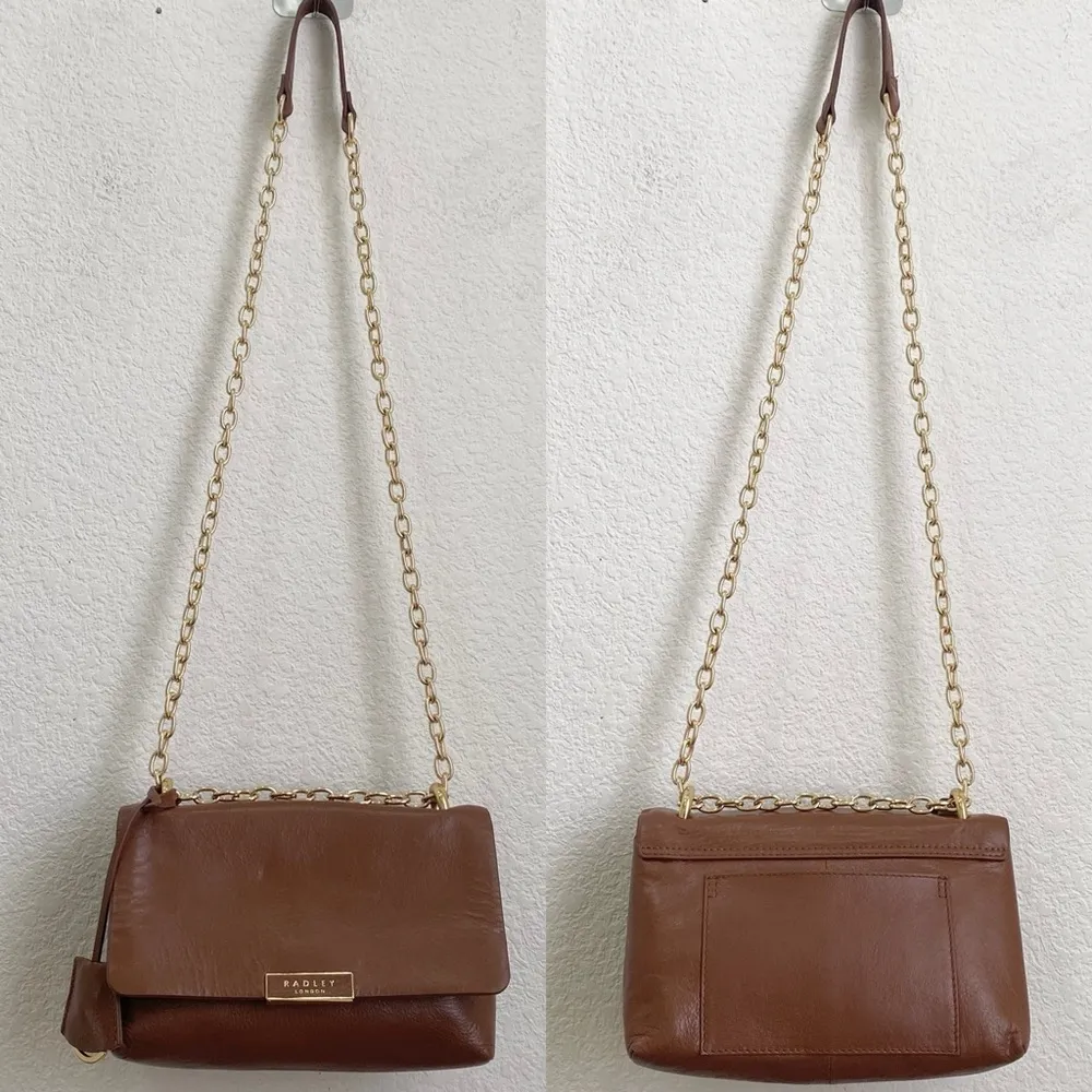 RADLEY London Mill Bay Medium Flapover Crossbody Bag in Tortoise Brown - Image 9