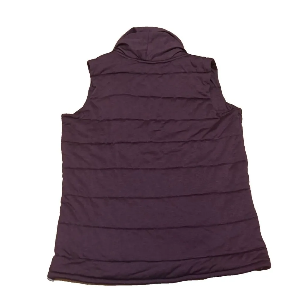 Omni-Heat Purple Puffer Vest SUPER SOFT Womens Size Small - Image 6