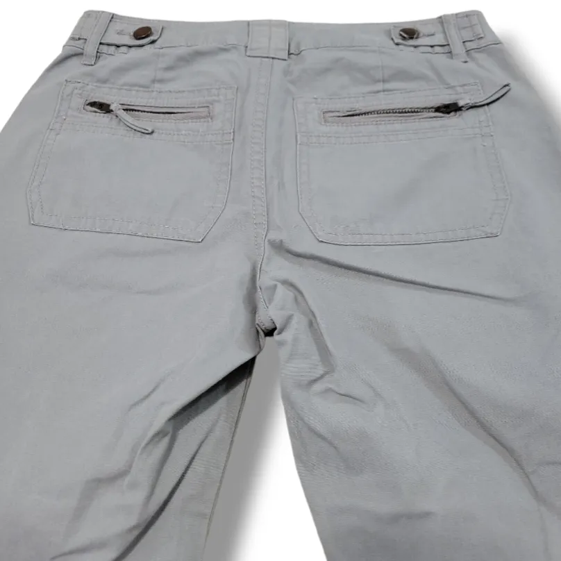 Gap Pants Size 0 W27" x L23" Women's Capri Pants Capris Cropped Crop Pants Gray - Image 5