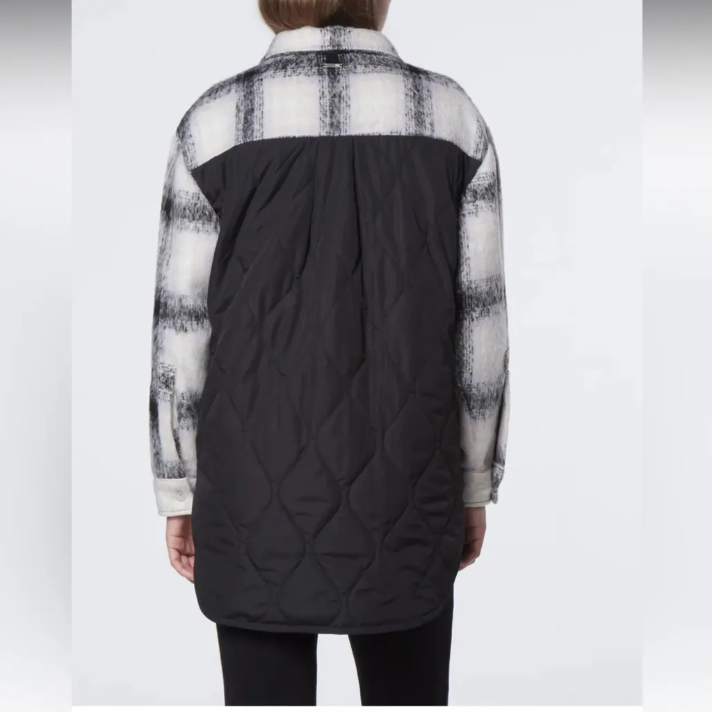 Andrew Marc Sport Mixed Media Shirt Jacket NWT Size M - Image 2