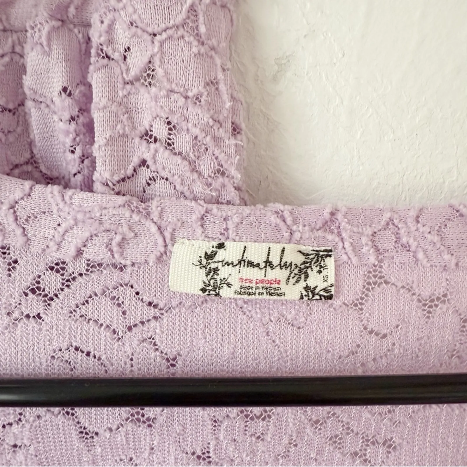 Free People Intimately Cloud Ride Lace Lounge Set Sz XS - Image 5