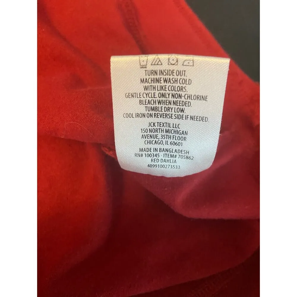 Harry Potter Team Quidditch Shirt Women XL Long Sleeve Gryffindor Stretch Maroon - Image 11