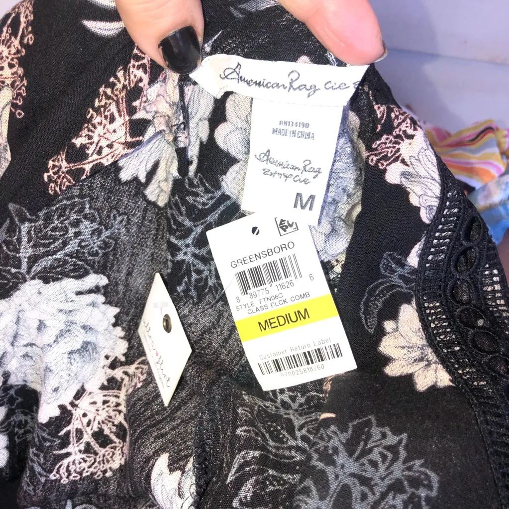 American Rah junior’s lace-up bell sleeve dress - Image 8