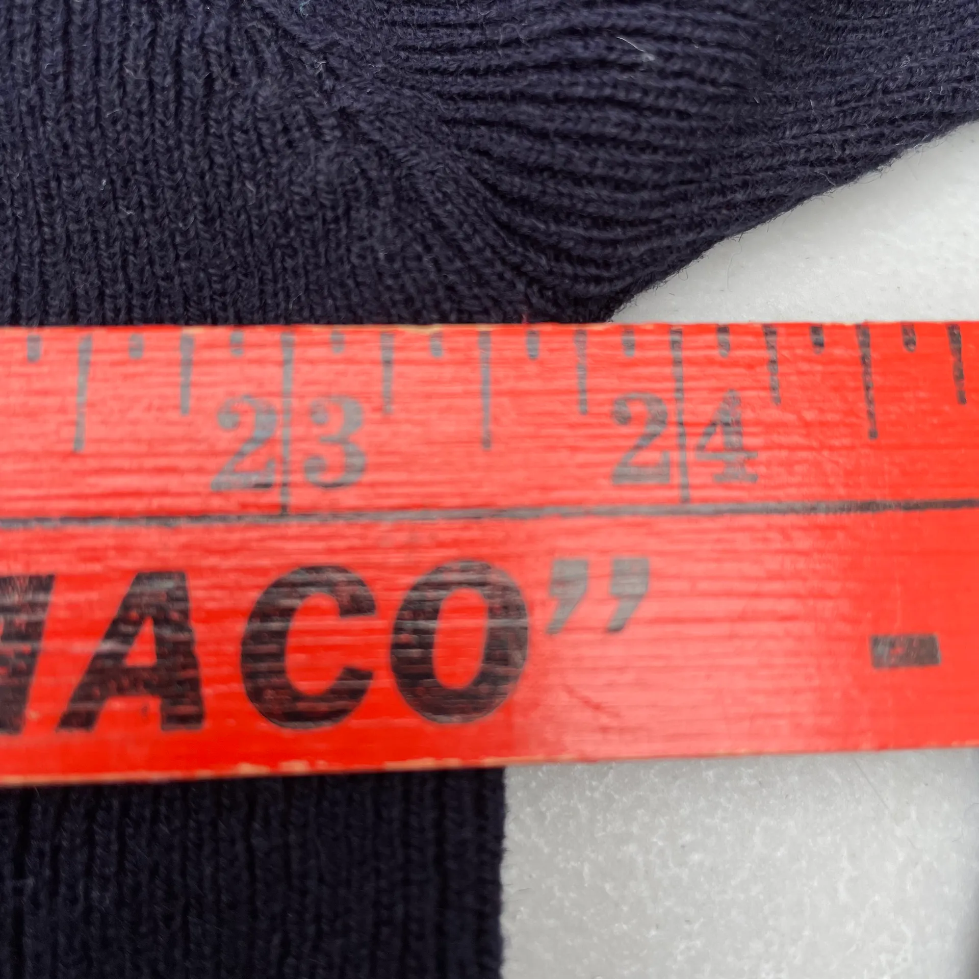 Vintage A.Adams & Spire Crewneck Navy Blue Crewneck Sweater Size XXL - Image 6