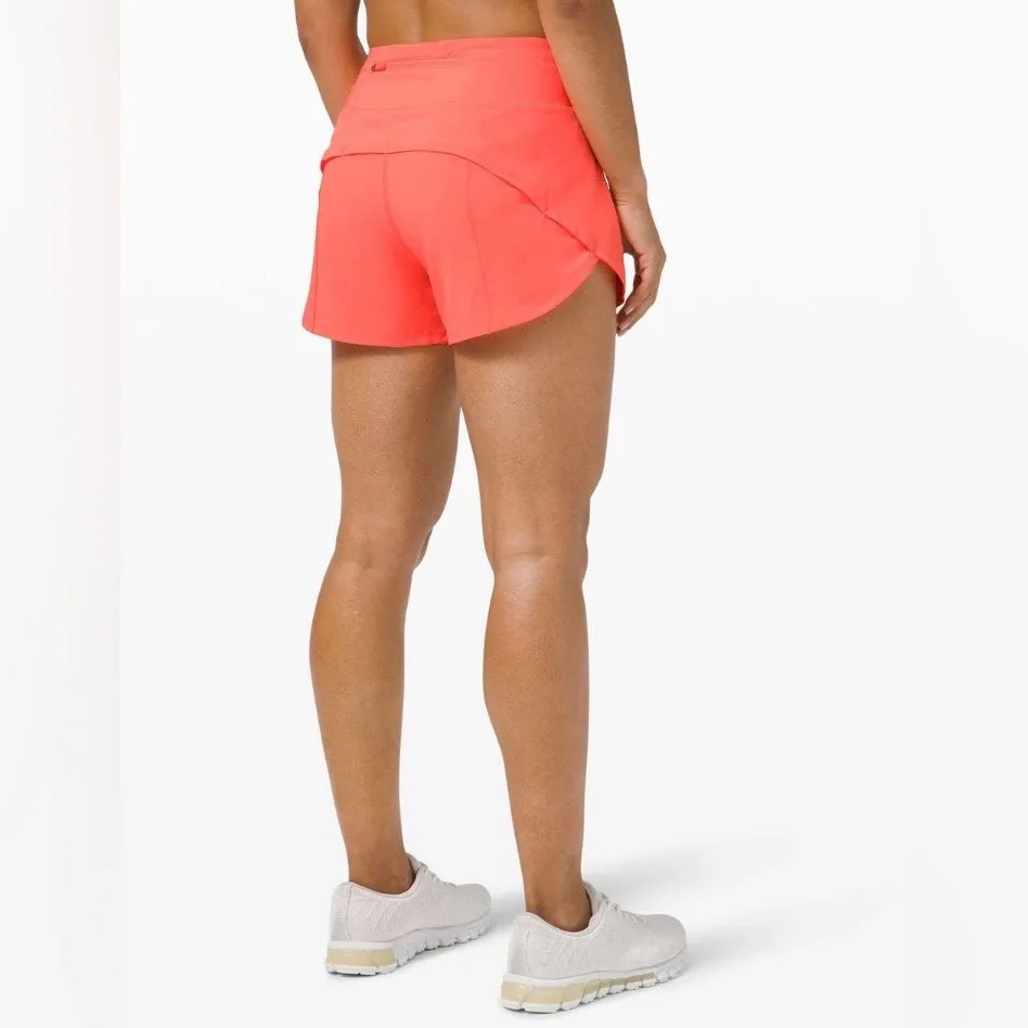 Lululemon Speed Up Mid-Rise Lined Short 4” – Sunset | Size 4 | Retired - Image 2