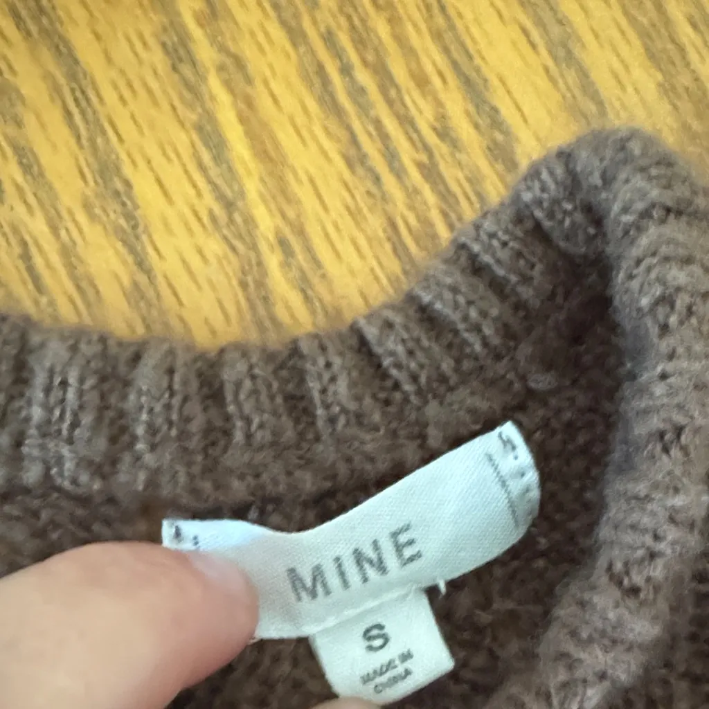 Brown Knit Women's Sweater - Image 4