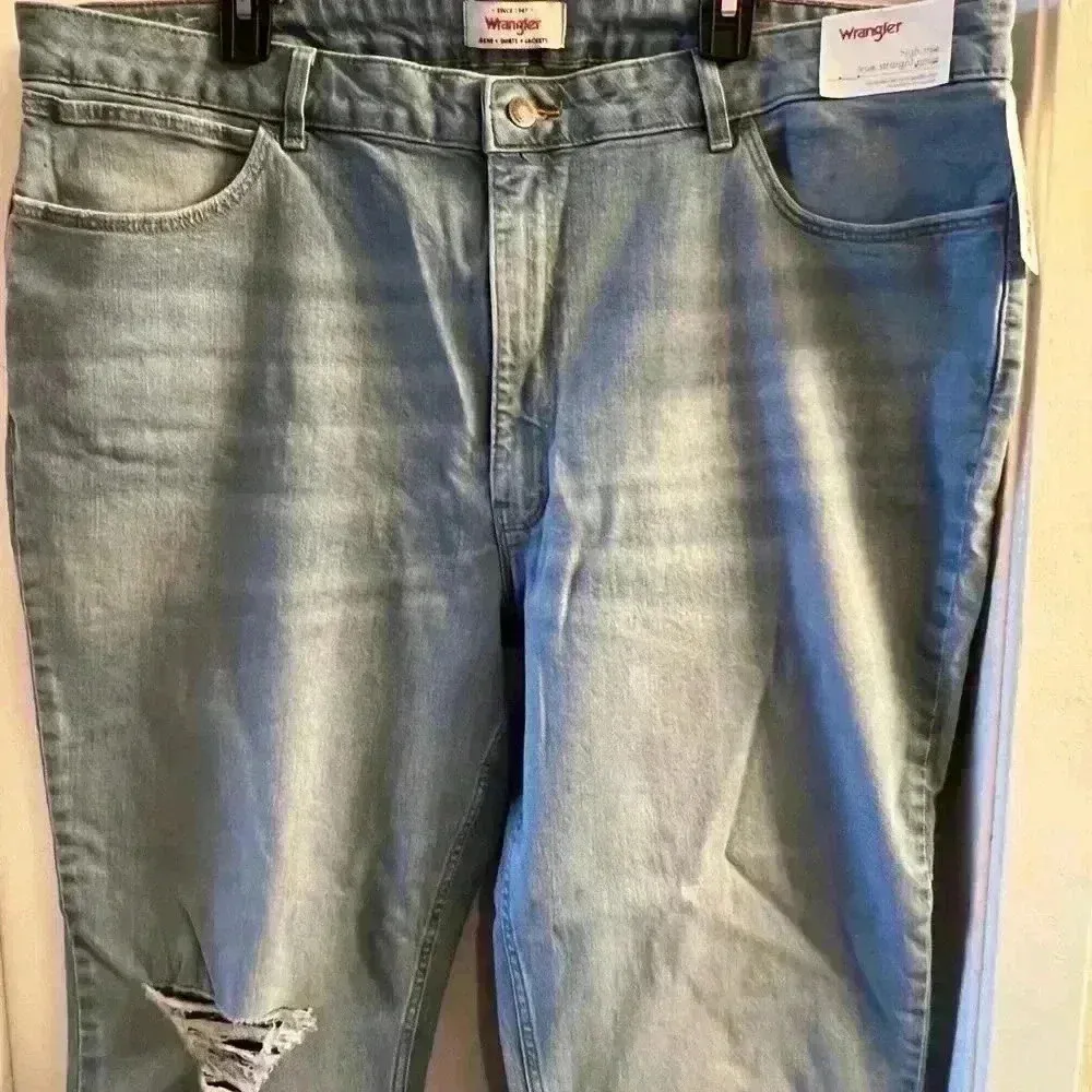 Wranglers Jeans High rise true straight crop Plus size 22W - Image 2