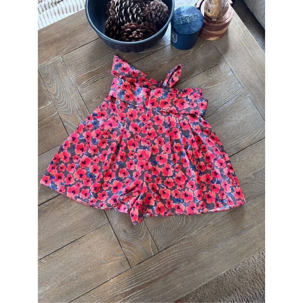 House of Harlow 1960 x Revolve Leland Short Floral Size Small Red - Image 8