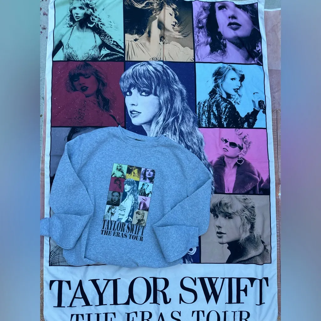 Taylor Swift The Eras Tour Graphic Sweater  & Póster decorativo Taylor Swift - Image 3