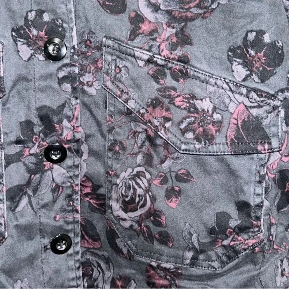 American Rag Floral Print Jacket(Size Medium) - Image 7