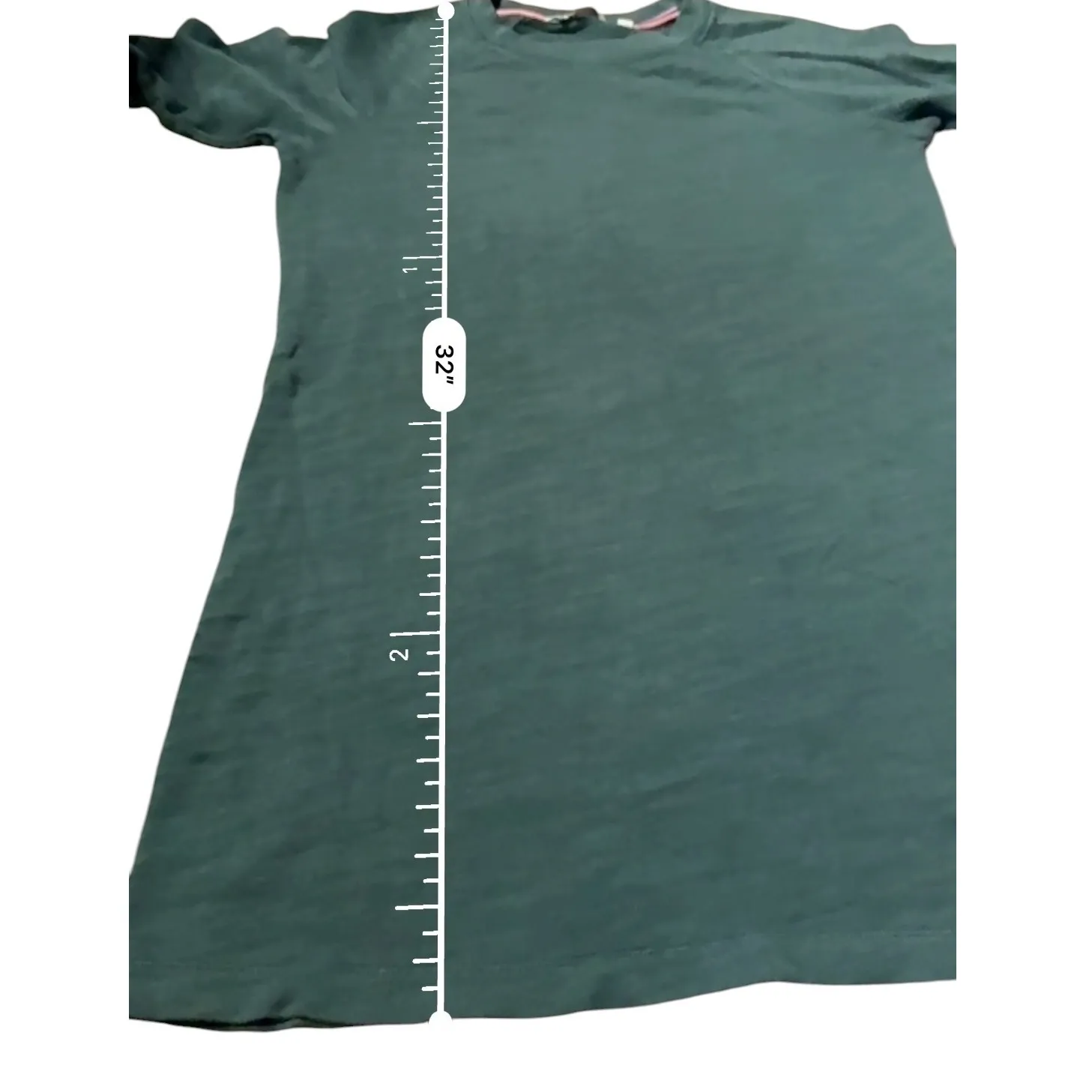 Boden Mabel Sweatshirt Dress Women's Size 8‎ Green Foil Sleeve Casual Pullover - Image 11