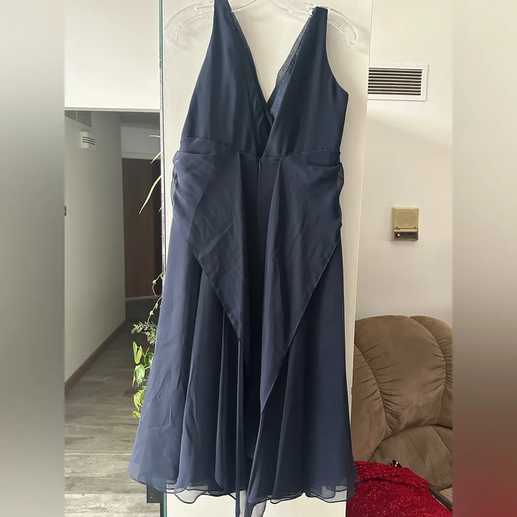 wtoo watters wedding dress Size 14 Navy Blue Dress - Image 2