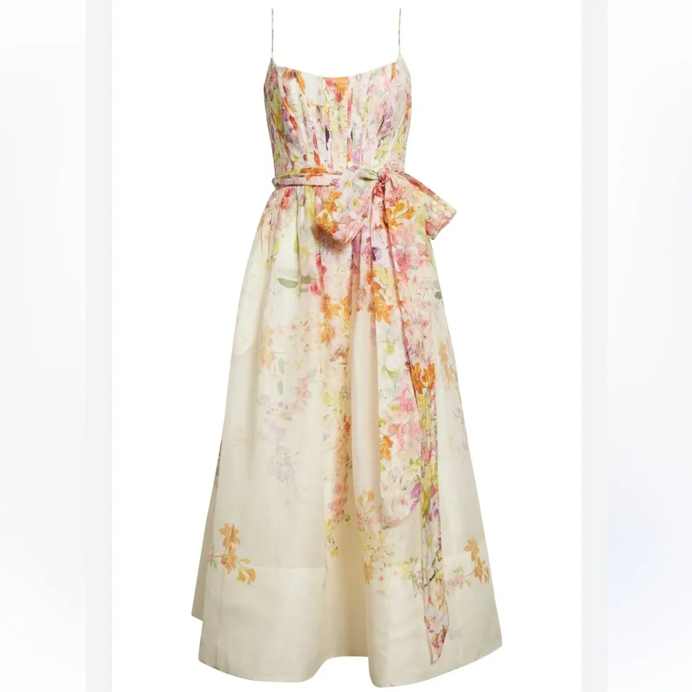 NWOT zimmermann natura linen silk dress - Image 3