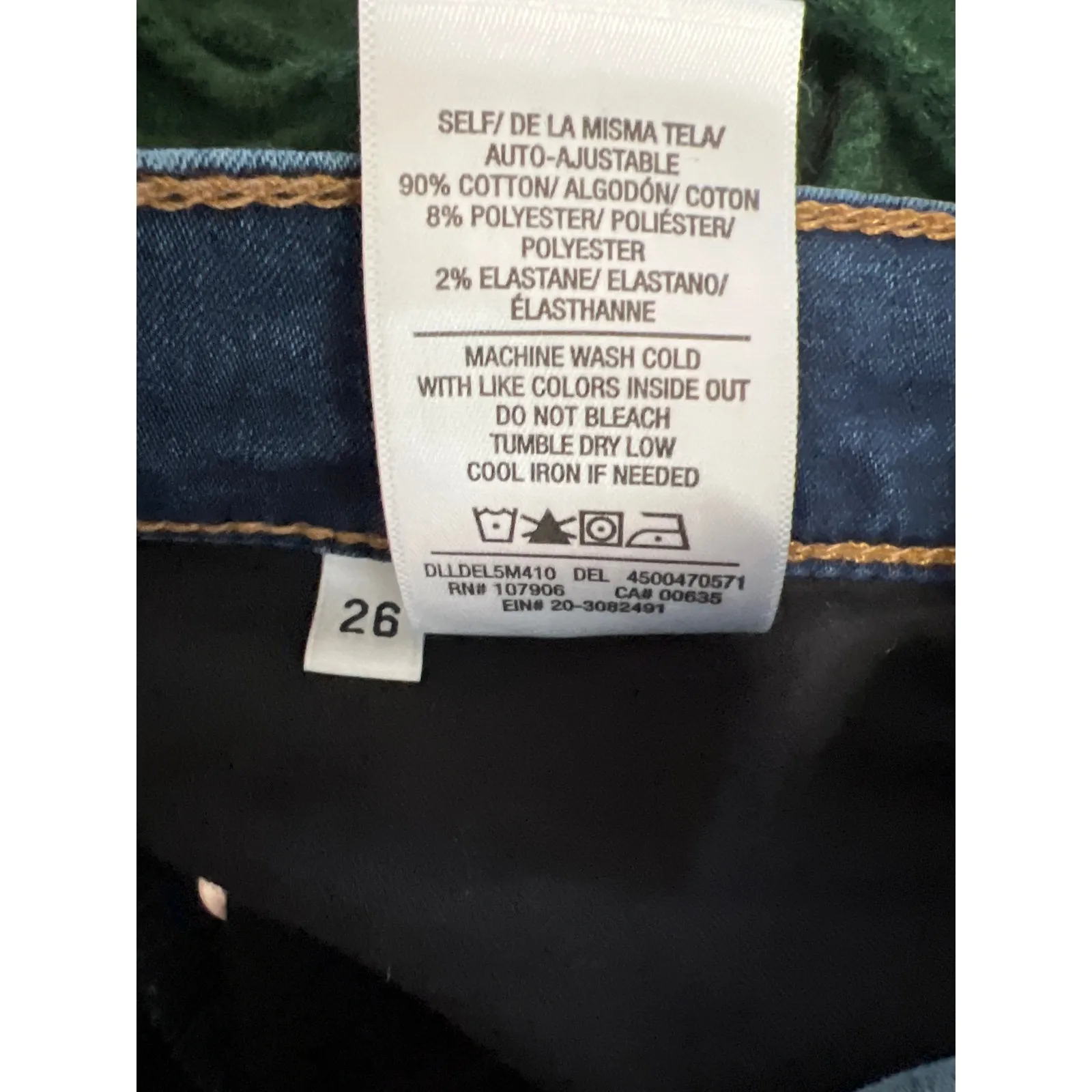 Hudson NEW size 26 jeans Natalie mid rise skinny stretchy ** flaw see photo - Image 11