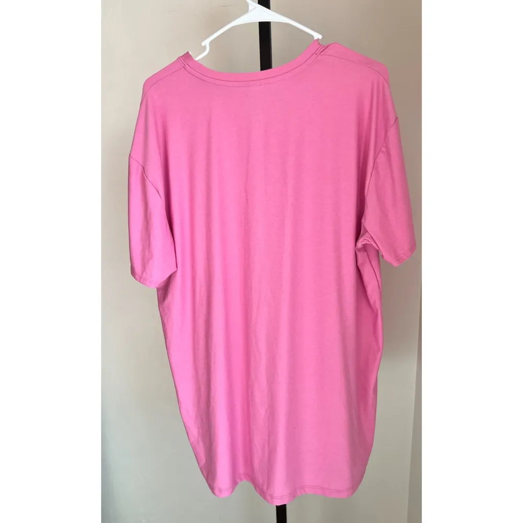 Beyond Yoga Featherweight Hit Snooze Pink Tee - Image 3