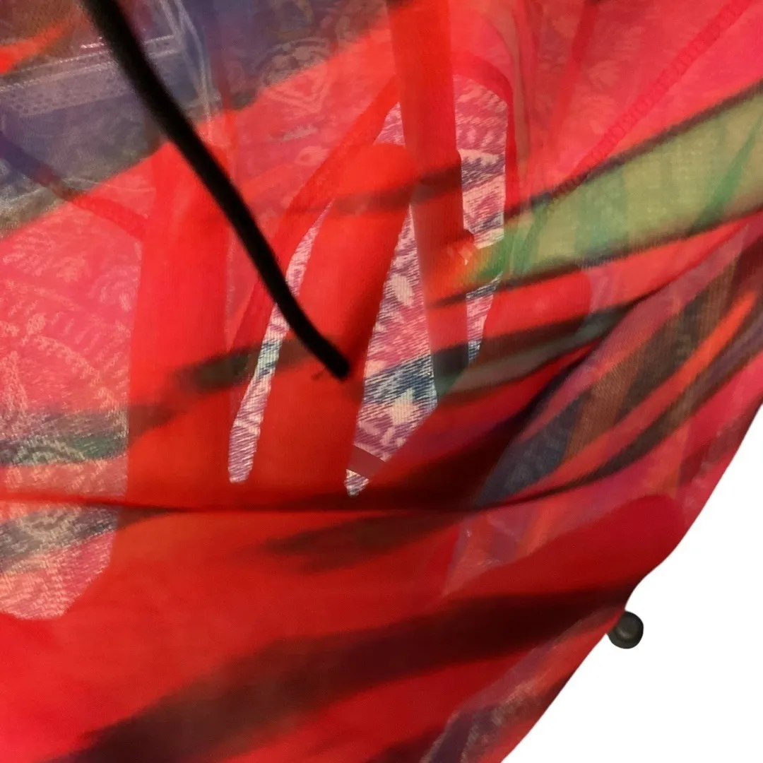 PrettyLittleThing Women's Multicolor Lined Long Sleeve Cut Out Mini Dress‎ Sz 14 - Image 6