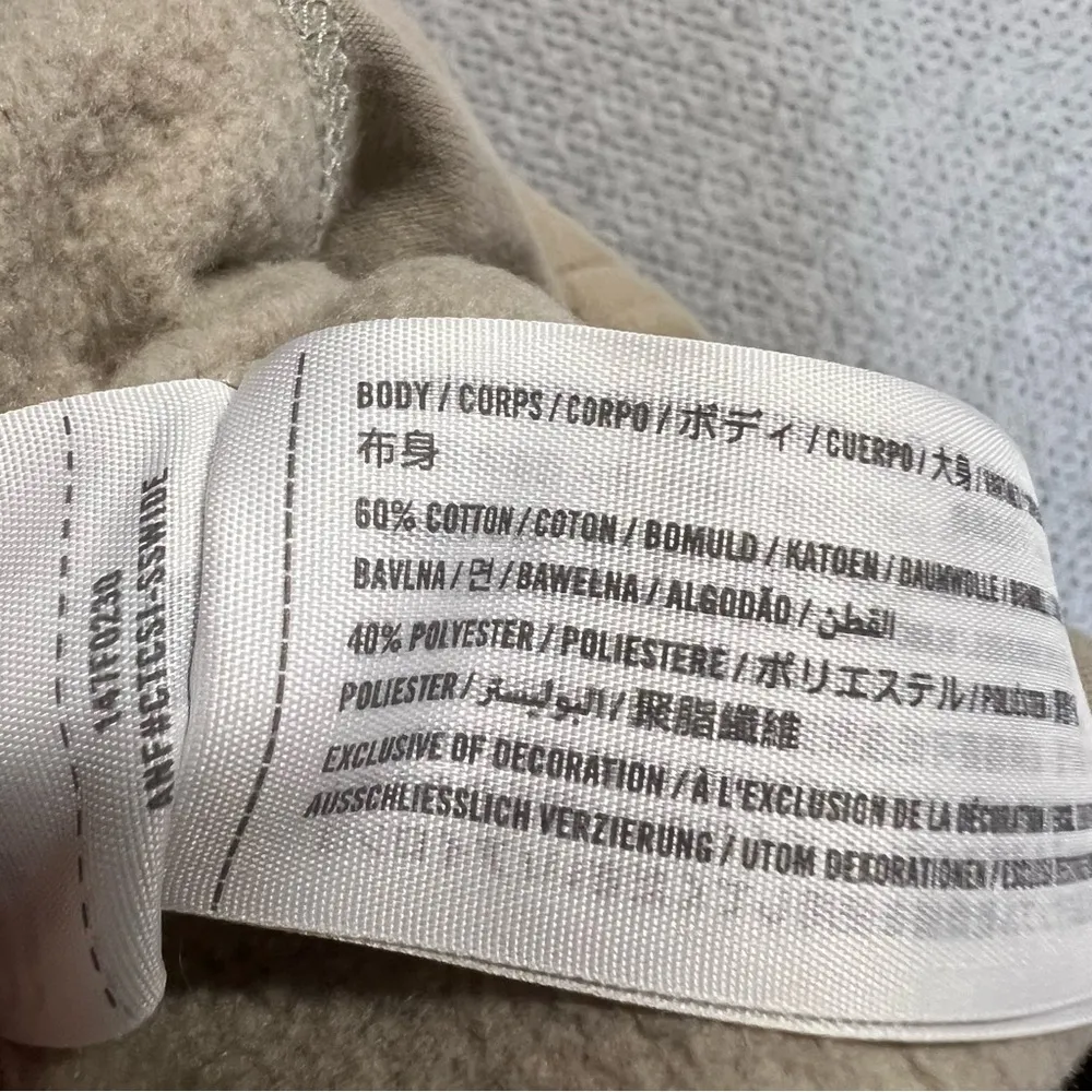 Abercrombie & Fitch Taupe Beige Soft Pull On Cotton Blend Jogger Sweatpants XS - Image 5