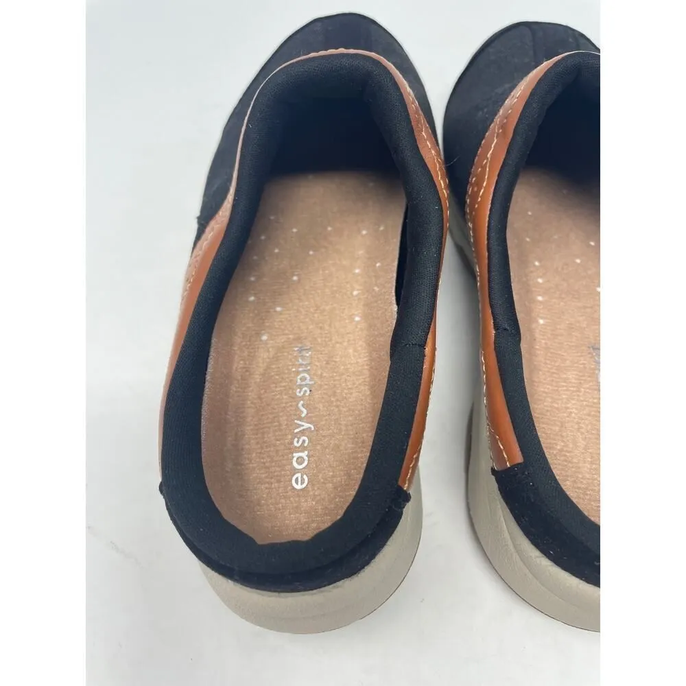 Easy Spirit Travel Coast Clogs 5.5 Womens Slip On Comfort Arch Support Black - Image 7