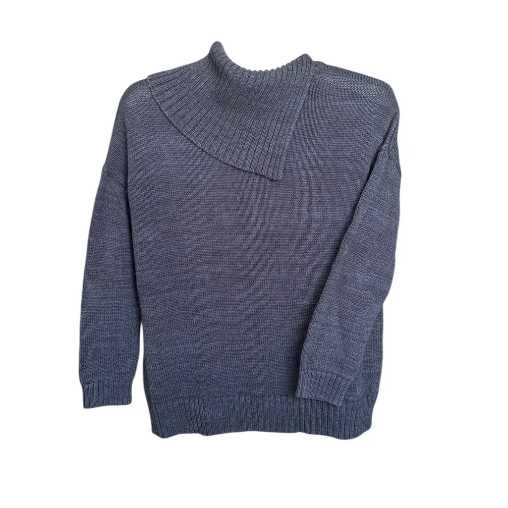 New Matty M Ladies’ Knit Envelope Sweater Extra Small L Cobalt Blue Size L - Image 2