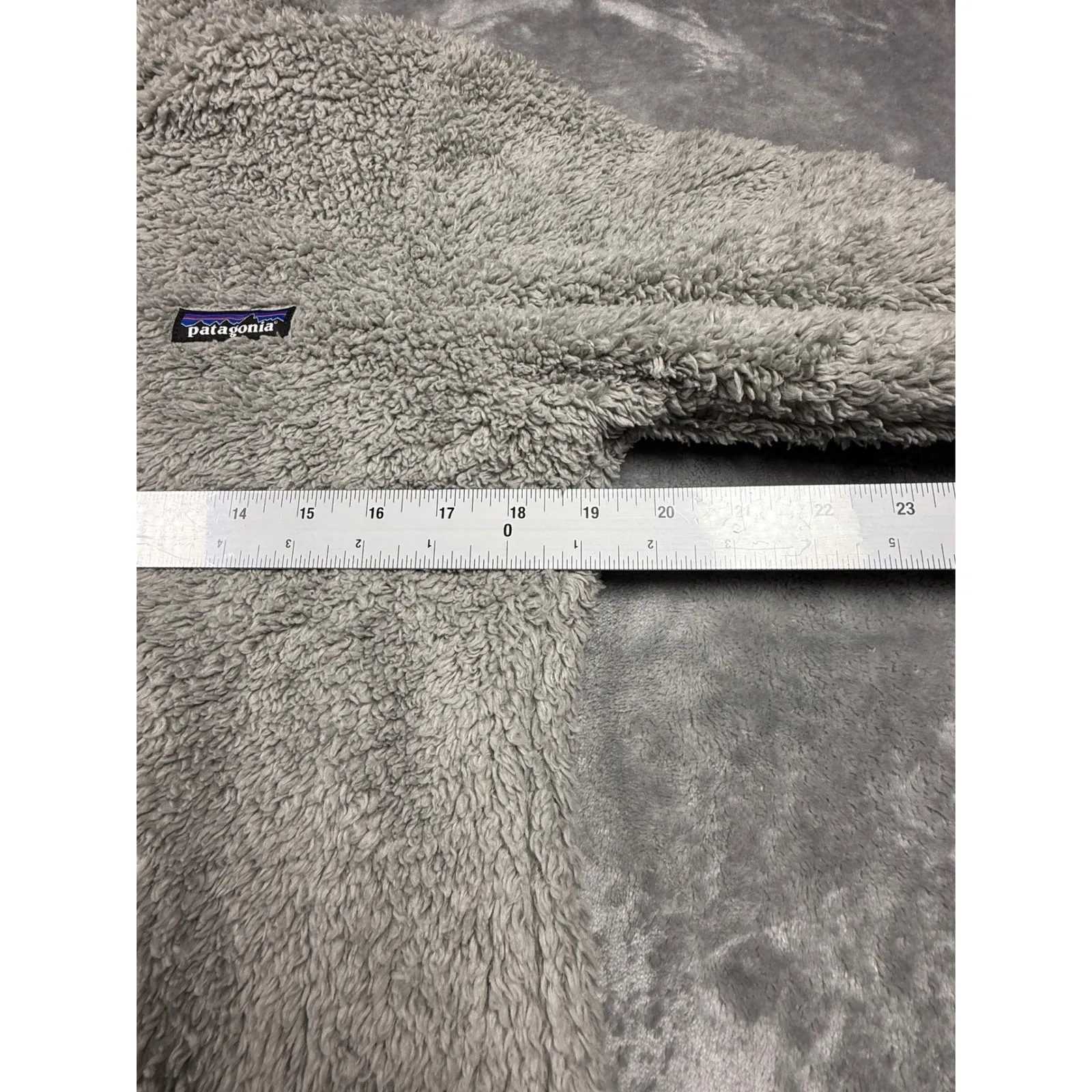 Patagonia Womens‎ Gray Synchilla Fleece Pullover Jacket Cozy Soft Size Small - Image 10