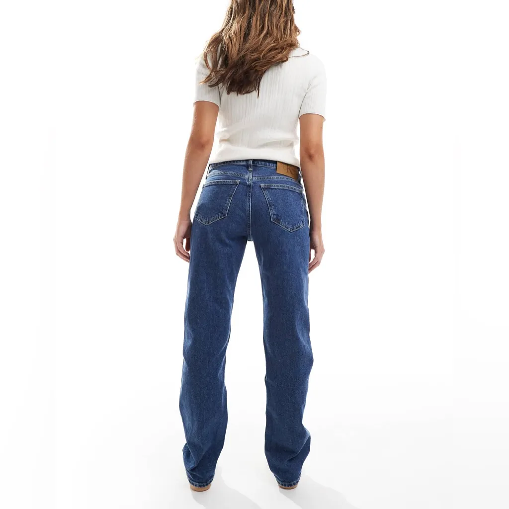 Calvin Klein Straight Leg Jeans Size 14 - Image 2