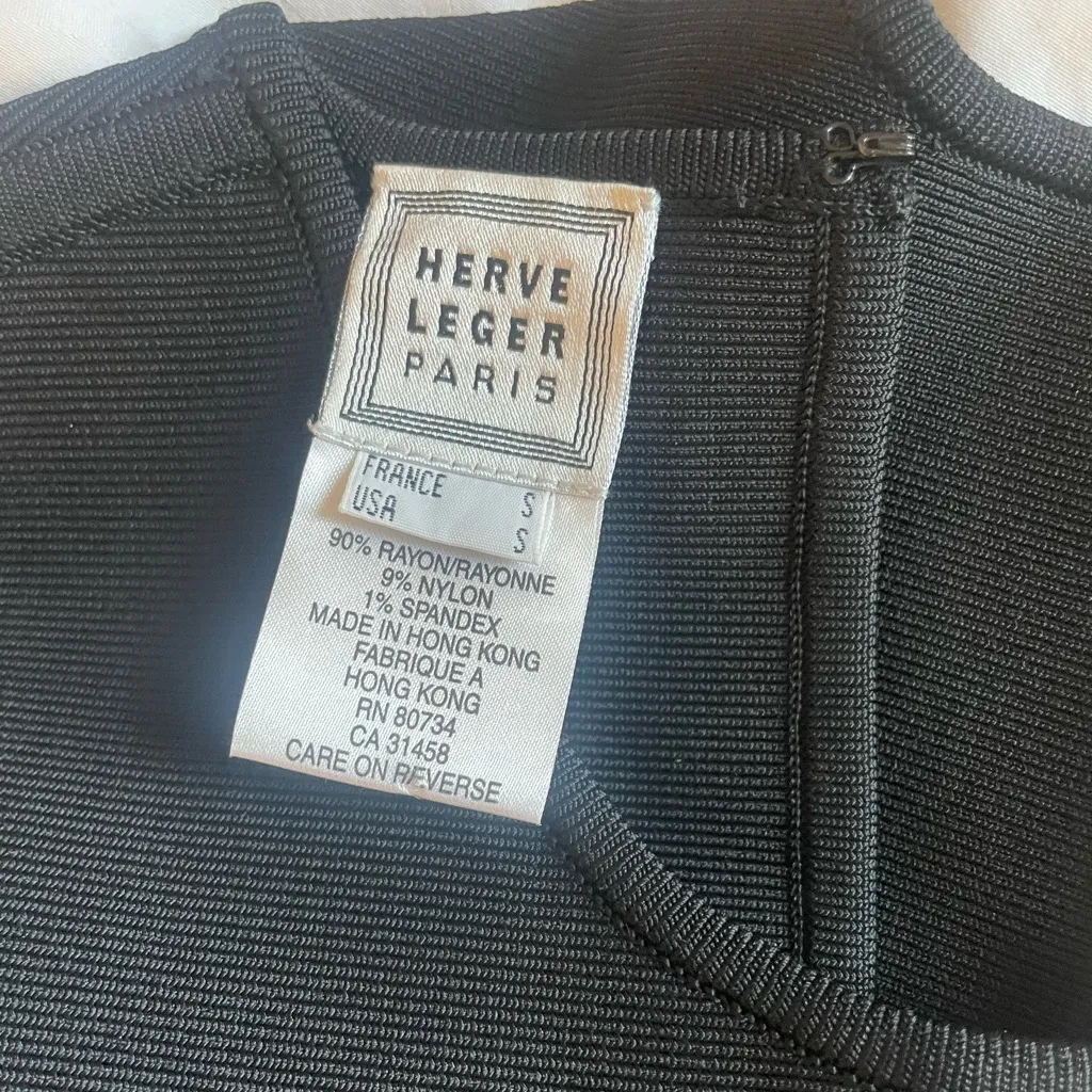 Herve Leger bow dress - Image 6