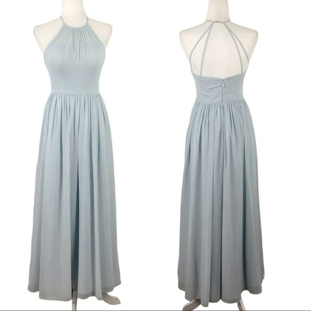 Azazie Kailyn - Bridesmaid Dress - Mist Color Sz 0 - Image 4