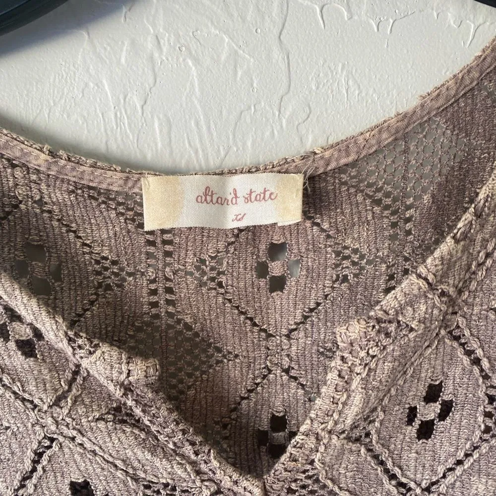 Altar’d state taupe pink undertone sleeveless dress - Image 2