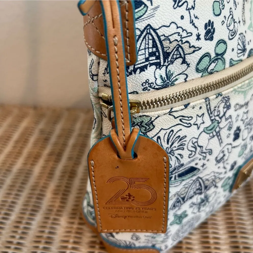 Dooney & Bourke Ltd Edition Disney Vacation Club Letter Carrier Crossbody Bag - Image 8