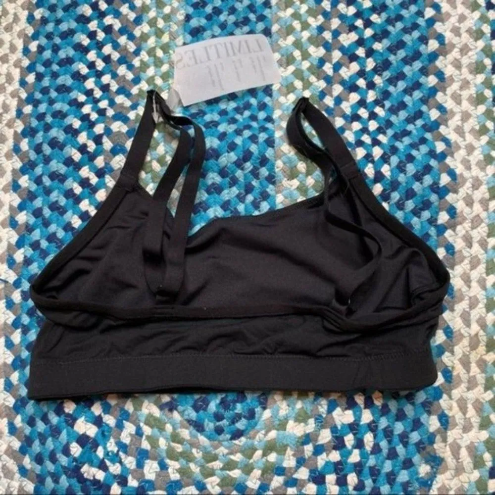 Natori Brabar Soft Convertible Cami Bralette Comfy NWT sz Small Black - Image 5