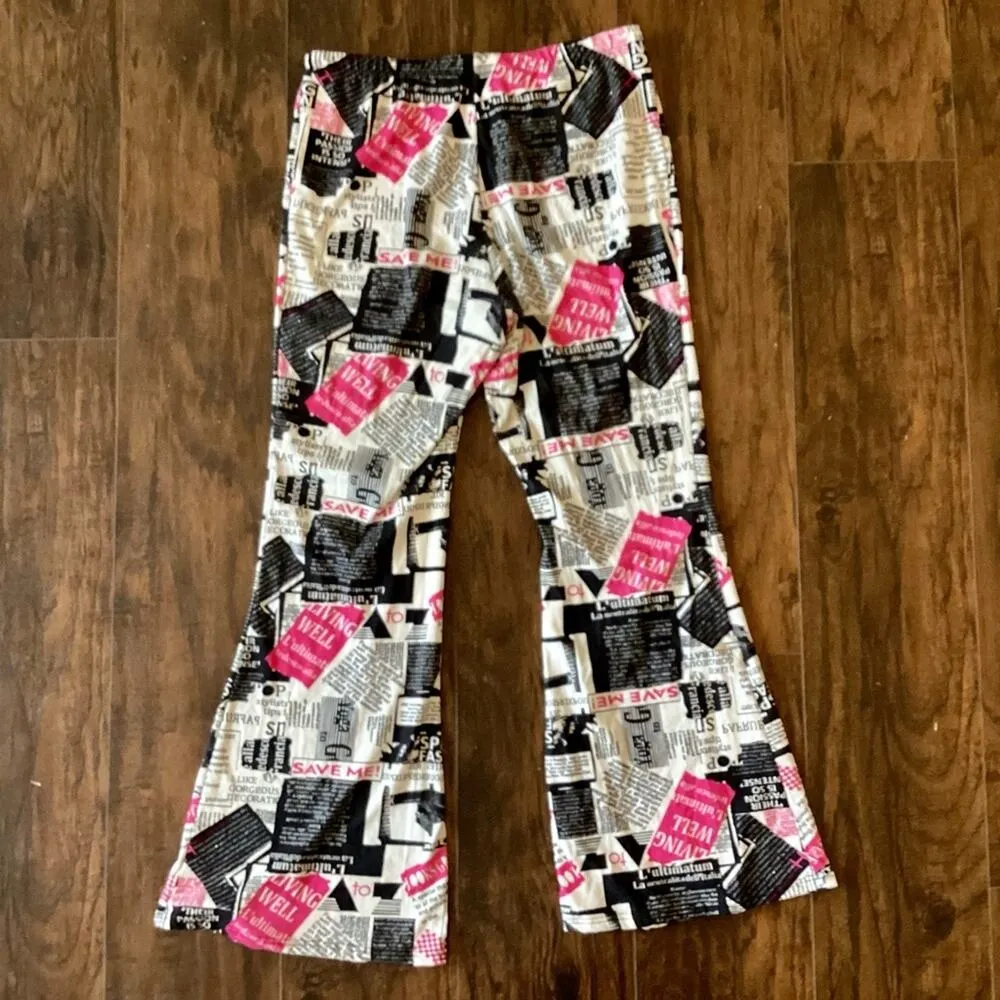 Say Anything Flare Retro Pants - Image 4